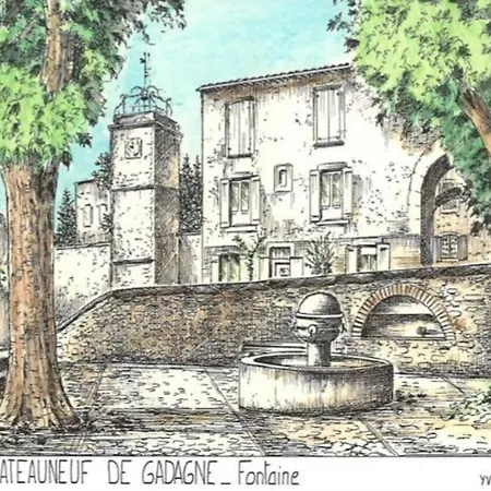 L'Appartement De L'Arche Châteauneuf-de-Gadagne Buitenkant foto